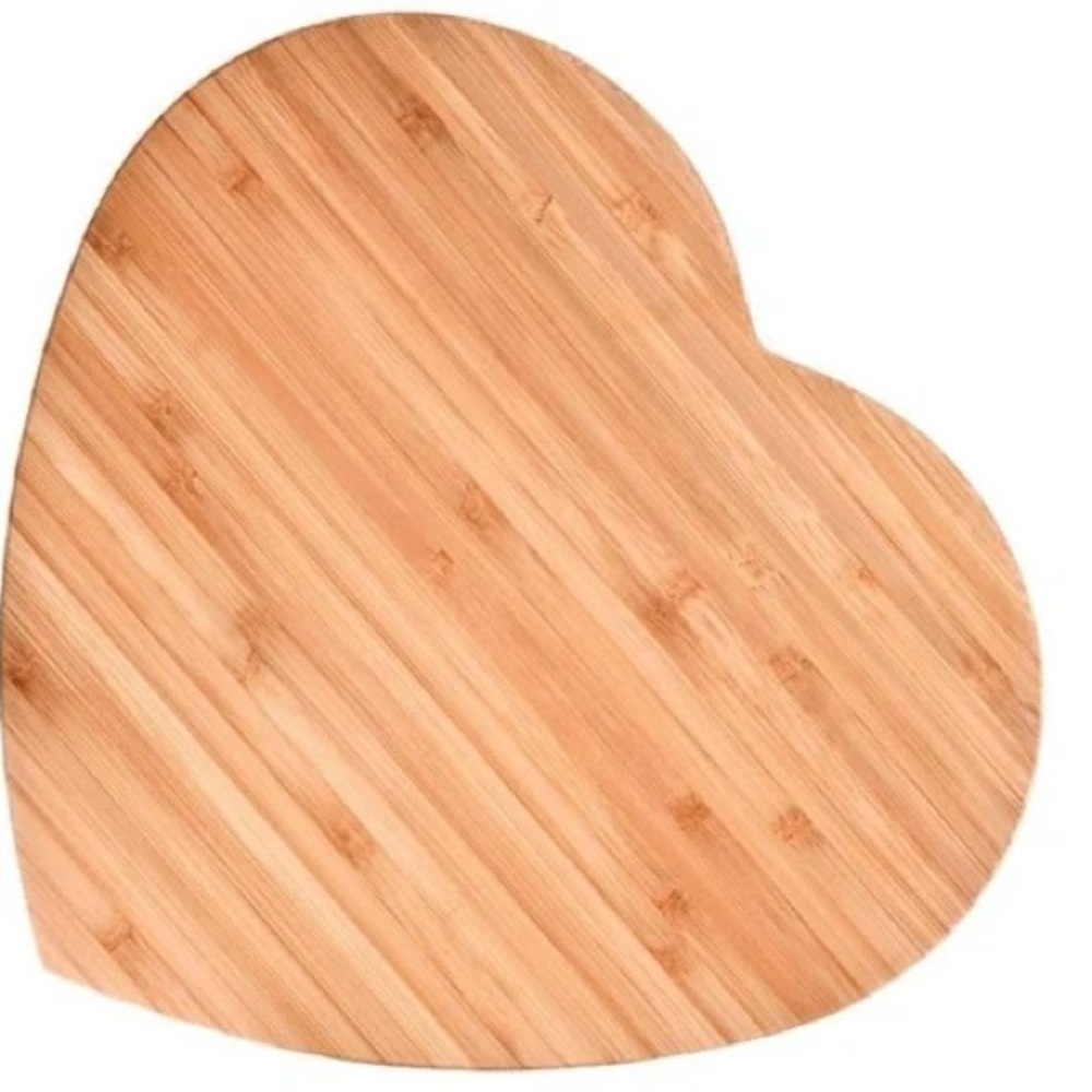 FRANMARA - Bamboo Heart-Shaped Cutting Board, Large, No. 1059 (Brand New/Sealed)